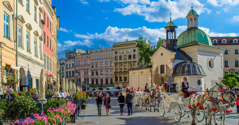 Billige rejser til Kraków fra 429 DKK