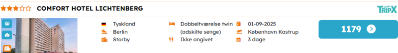 Book din sene sommerferie i Berlin
