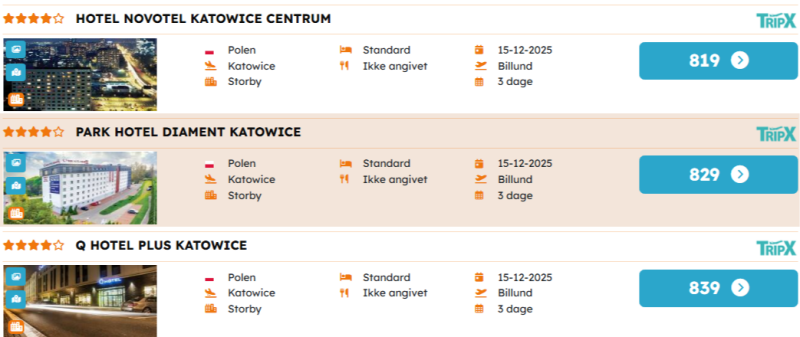 Tag med TripX til Katowice