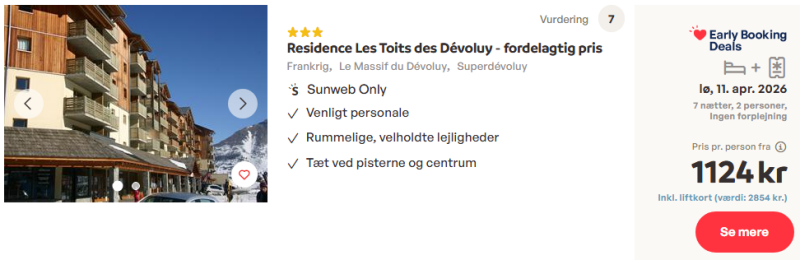 Book din billige skiferie hos Sunweb
