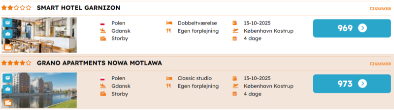 Book din 4* miniferie i Gdansk hos Escapeaway