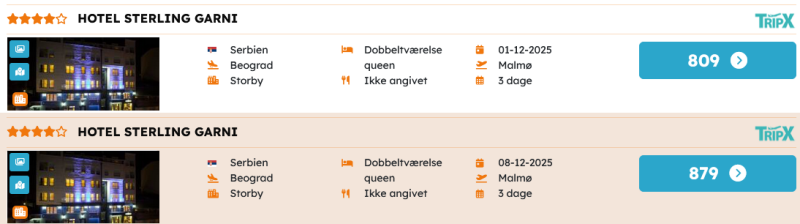 Book din billige vinterferie i Beograd