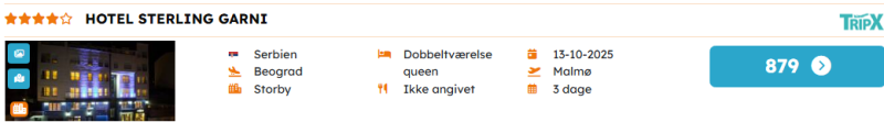 Book din billige vinterferie i Beograd