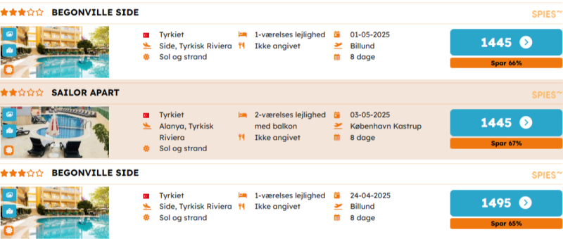 Book din rejse til Tyrkiet hos Spies