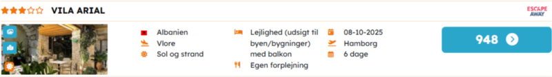 Book din efterårsferie i Albanien