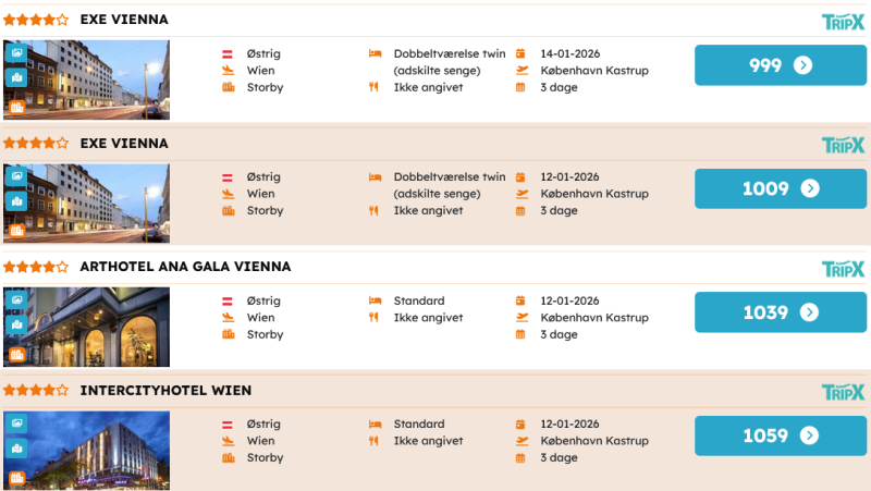 Kom billigt til Wien