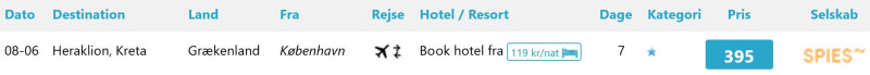 Flyv til Heraklion for 395 DKK