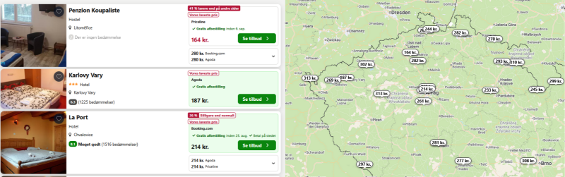 Find gode overnatningstilbud i Tjekkiet