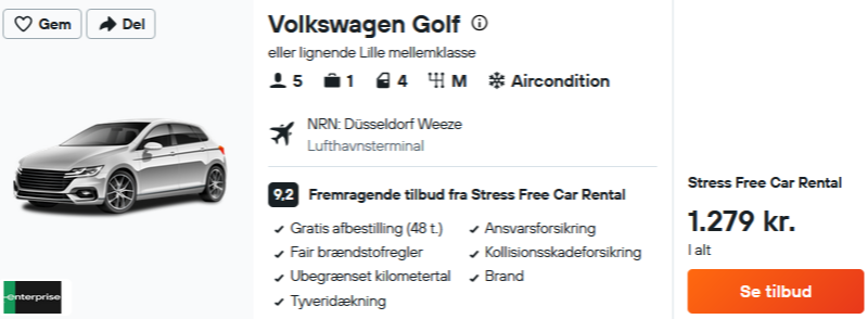 Lej bil i Dusseldorf