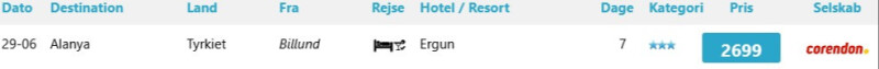 Kom afsted på all inclusive ferie med Corendon til lavpris