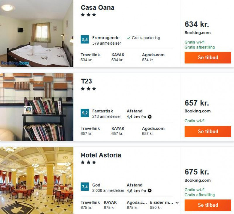 Bo 4 dage i Iasi for 423 DKK p.p.