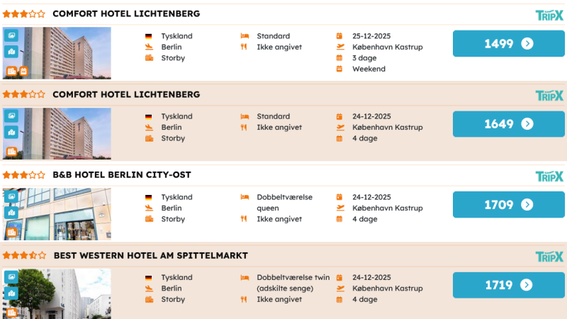 Book din ferie i Berlin