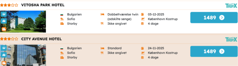 Kom billigt på ferie i Sofia