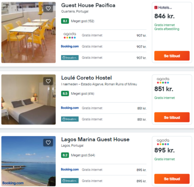Bo godt og billigt på Algarvekysten