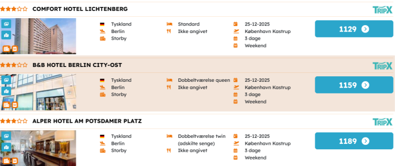 Book din ferie i Berlin