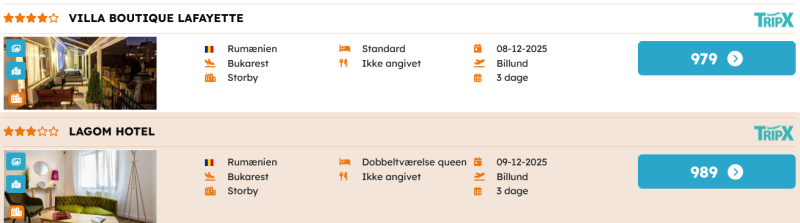 Kom billigt på ferie til Bucharest