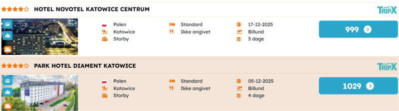 Tag med TripX til Katowice