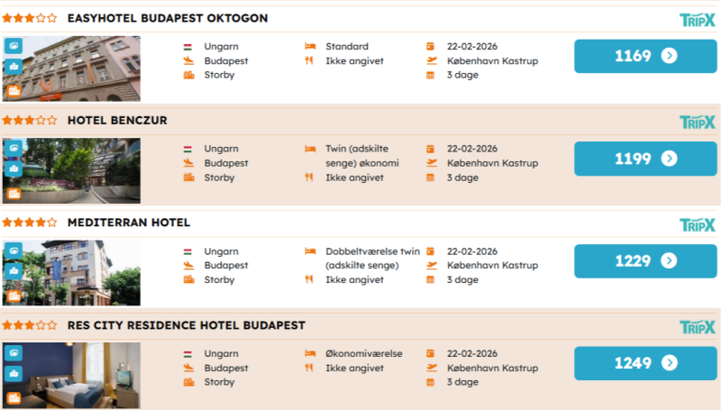 Book din miniferie i Budapest til lavpris i sommerferien