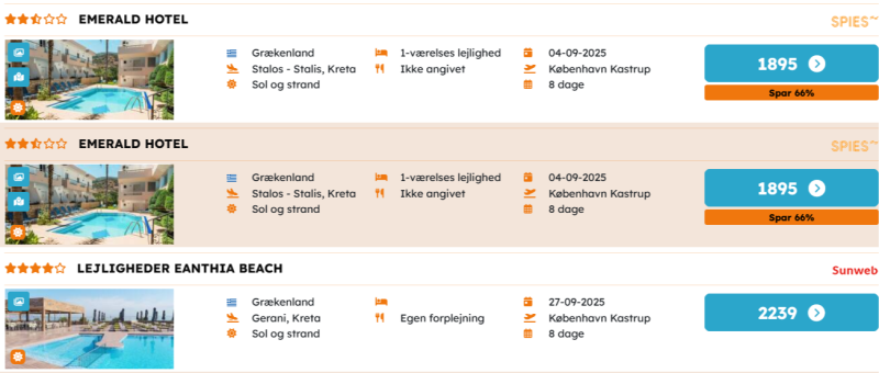 Book græsk sensommerferie lige nu