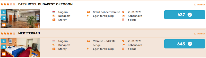 Book din vminiferie i Budapest til lavpris