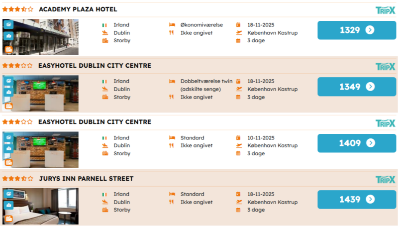 Book din weekend i Dublin
