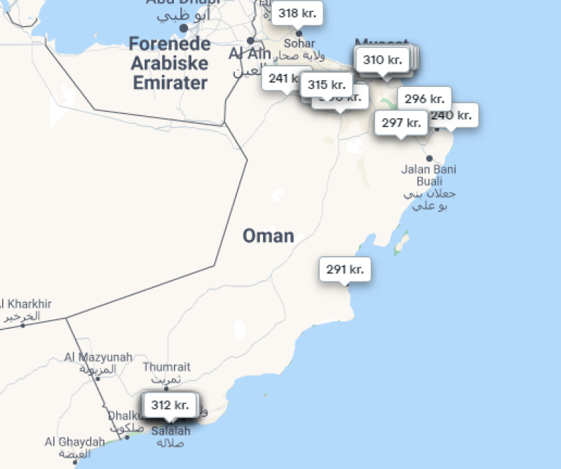 Find overnatning i Oman på Kayak