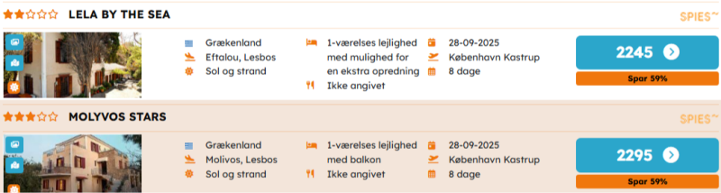 Book jeres rejse til Lesbos