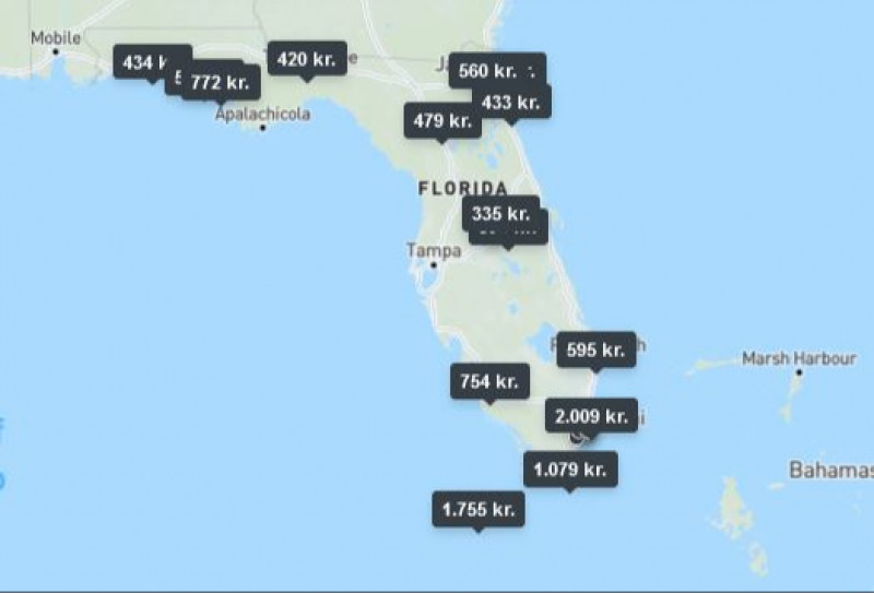 Find gode overnatningssteder i Florida
