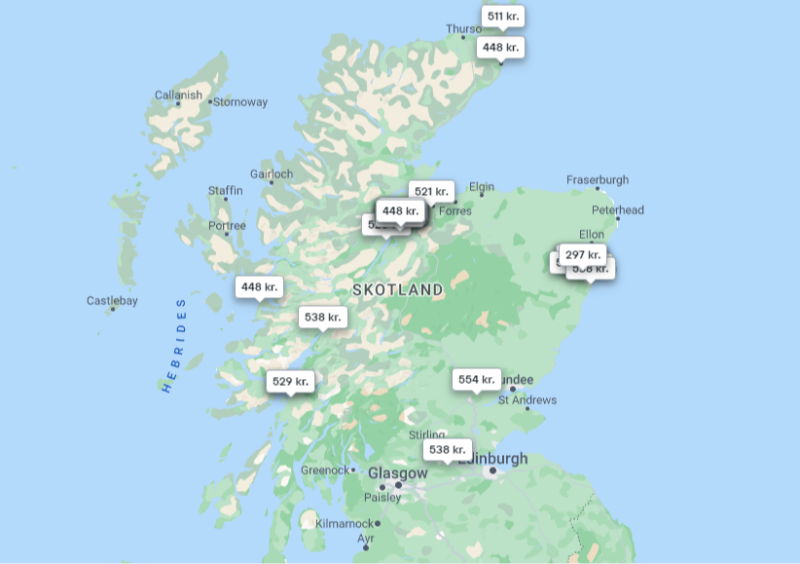 Find gode overnatningsmuligheder til dit roadtrip