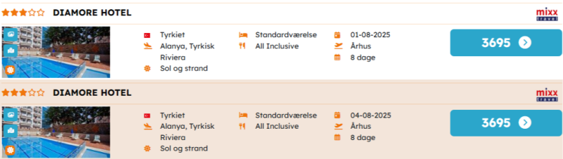 Book all inclusive ferie til skarpe priser