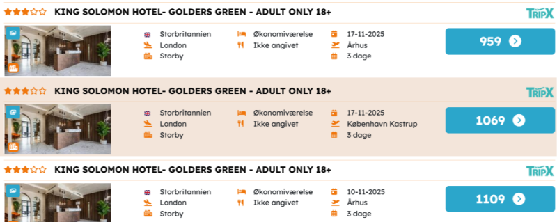 Book din billige ferie i London