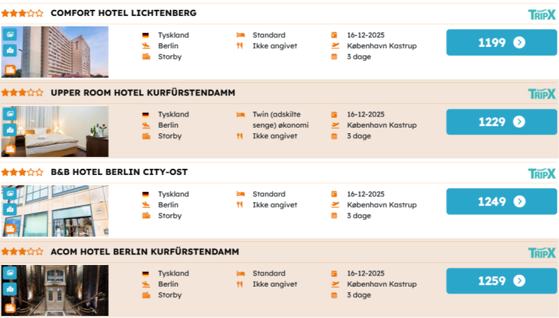 Book din ferie i Berlin