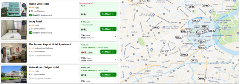 Billige hoteller i Ho Chi Minh city