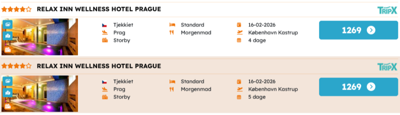 Book din billige vinterferie i Prag