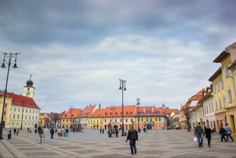 Sibiu - byen med det store torv og det rige kulturliv