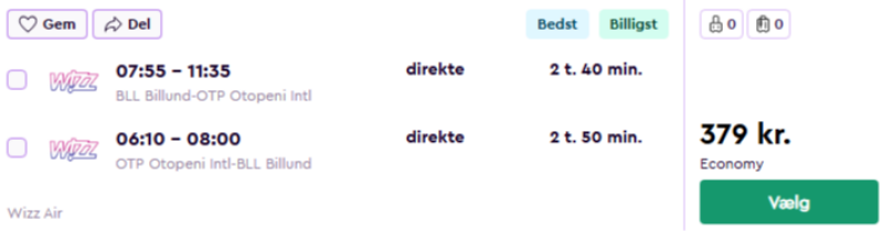 Flyv til Bucharest for kun 379 DKK