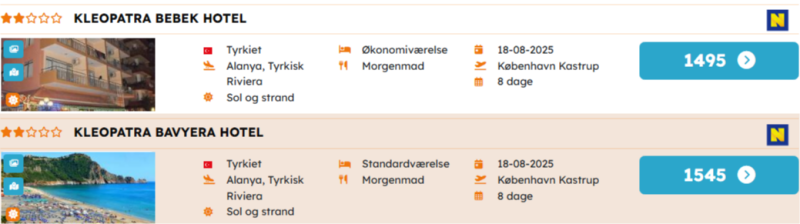 Book din Tyrkiske ferie