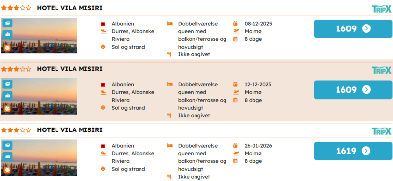 Book din efterårsferie i Albanien