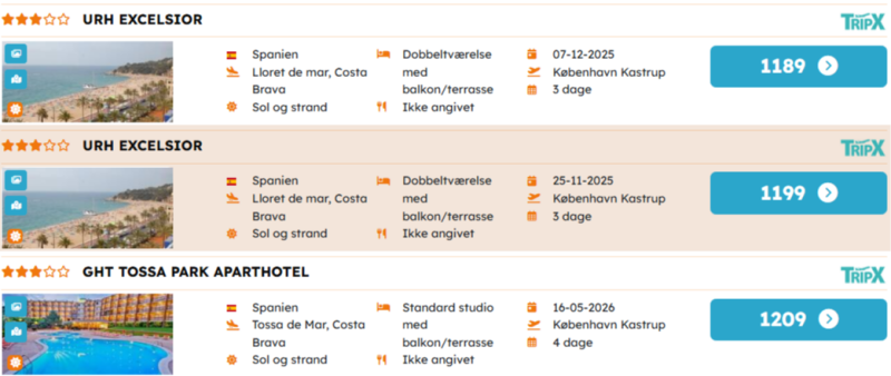 Book din vinterferie på Costa Brava