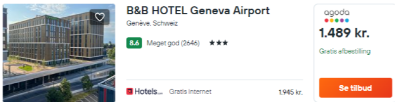 Find jeres overnatning i Geneve