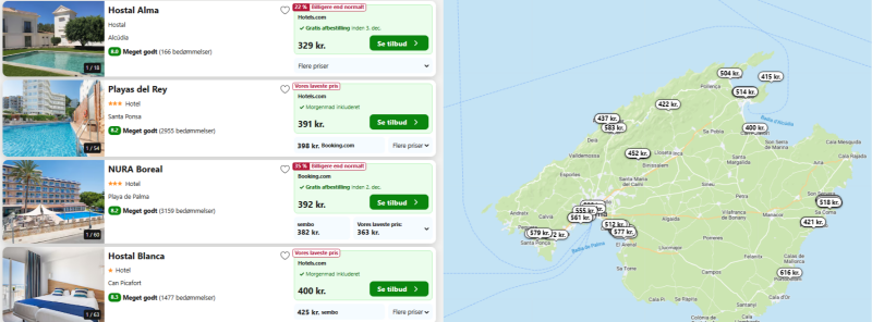 Billige hoteller på Mallorca