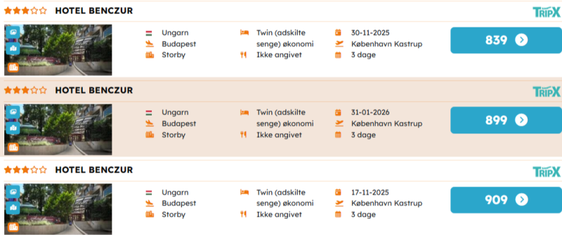 Billig storbyferie i Budapest
