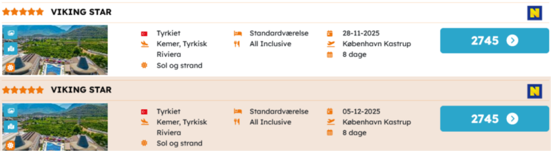 Book 5* all inclusive til skarpe priser