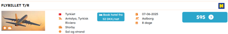 Book din billige flybillet til Tyrkiet
