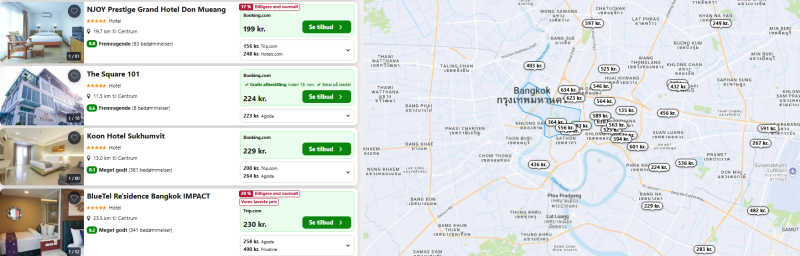 5* luksus i Bangkok fra 77 DKK p.p. per nat .. make a splash !