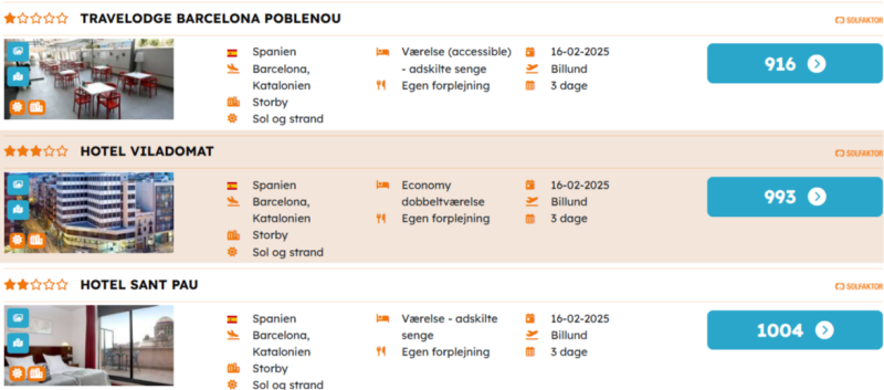 Book din billige miniferie til Barcelona