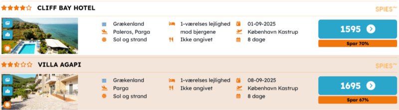 Book din sommerferie i græske Parga