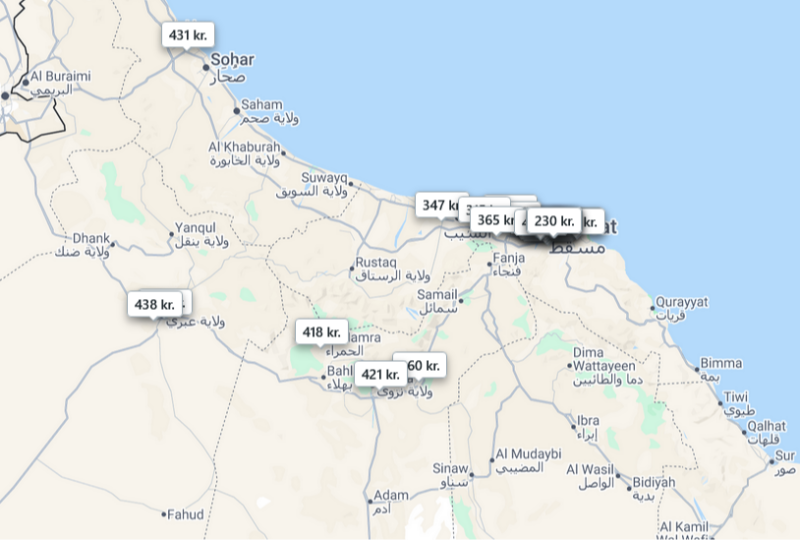 Find overnatning i Oman på Kayak