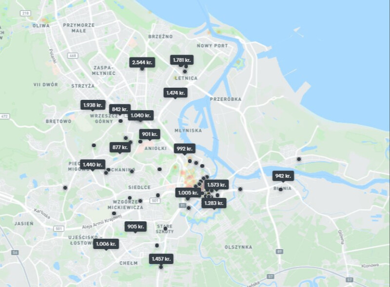 Bo godt og billigt i Gdansk