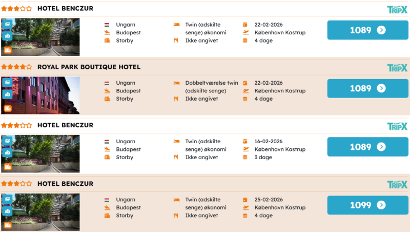 Book din miniferie i Budapest til lavpris i sommerferien